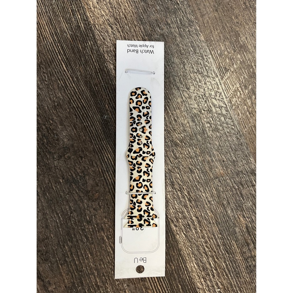 Be U Leopard‎ Print Apple Watch Band Strap Replacement Sport Silicone
